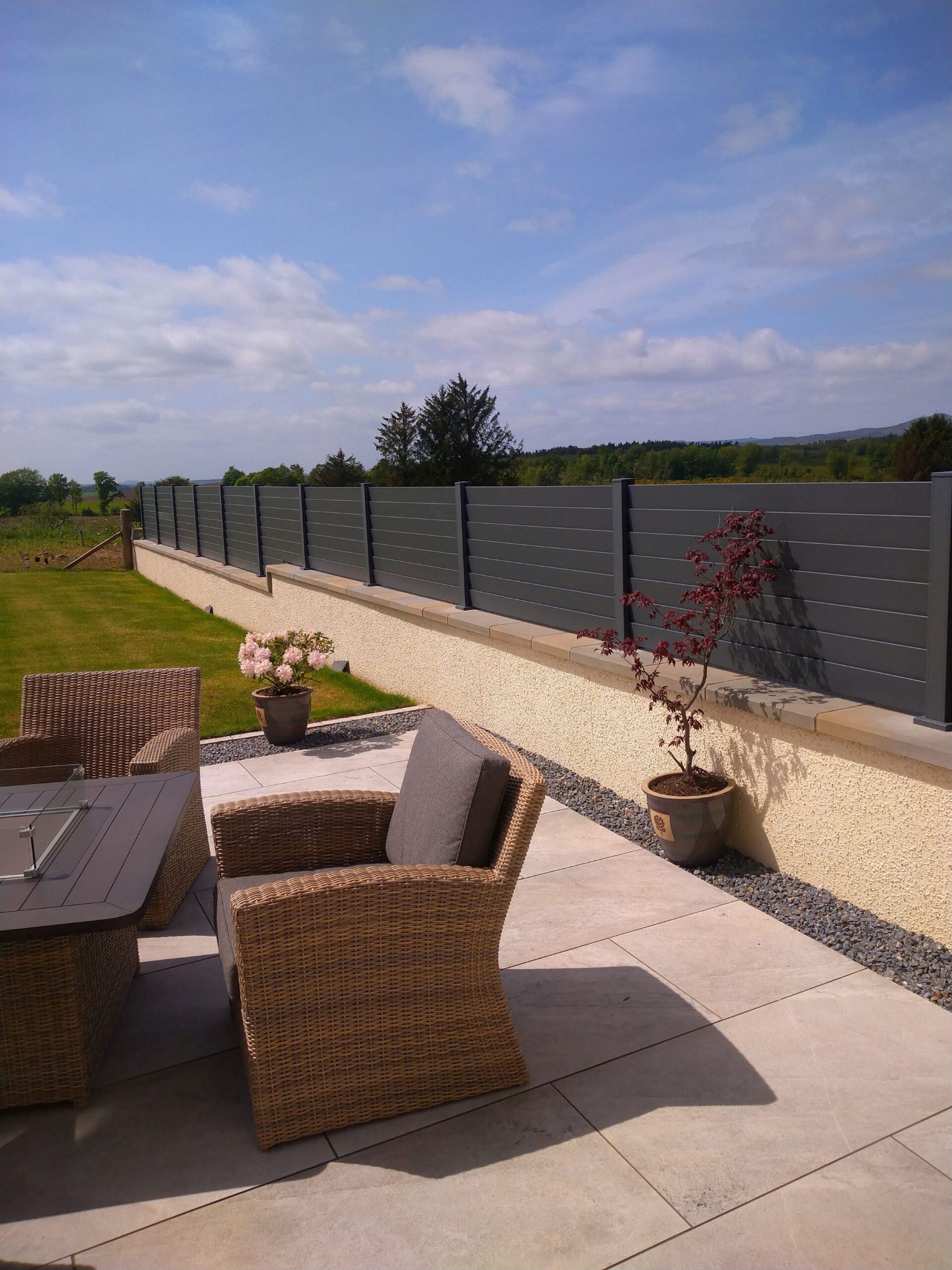 marano louvre aluminium fencing boards fh brundle