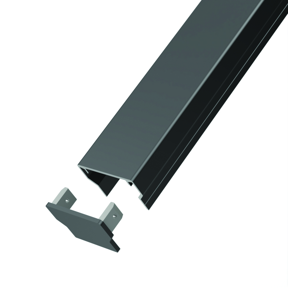 Aluminium handrail capping system