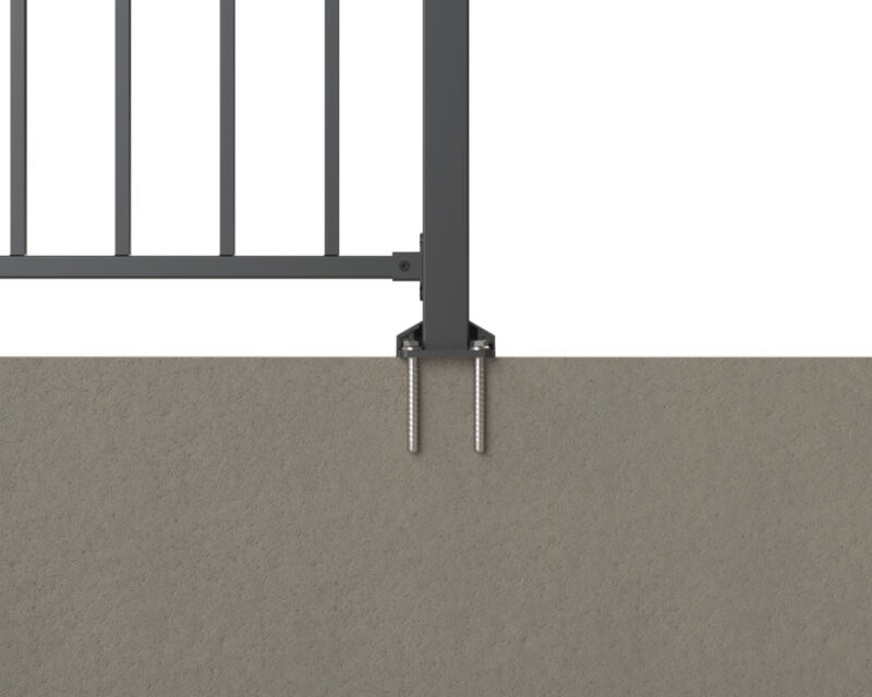 Bolted Railing Fortitude Metal Railings - F.H.Brundle