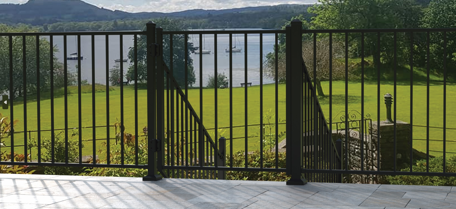 Fortitude Traditional Railings Steel Handrail Balustrade system from FH Brundle