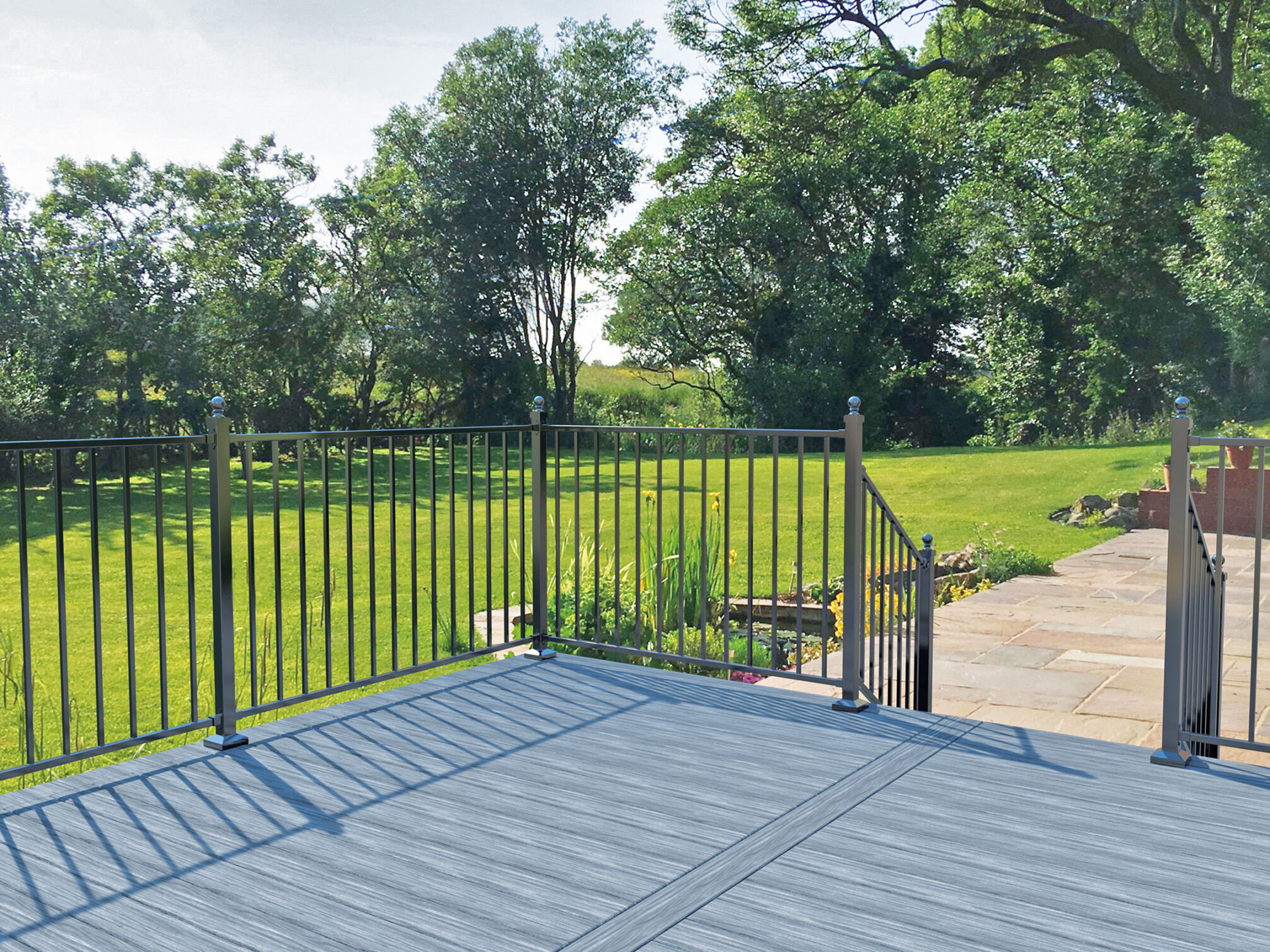 Traditional metal railings from fh brundle