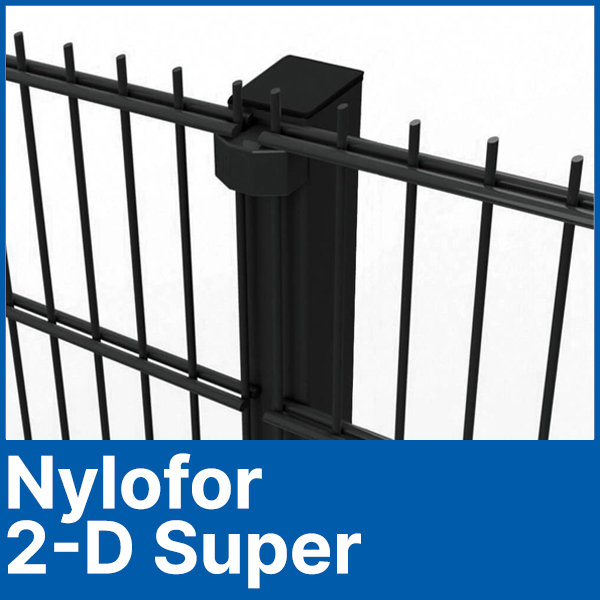 Nylofor 2-D Super Mesh Panel Fencing PPC Green