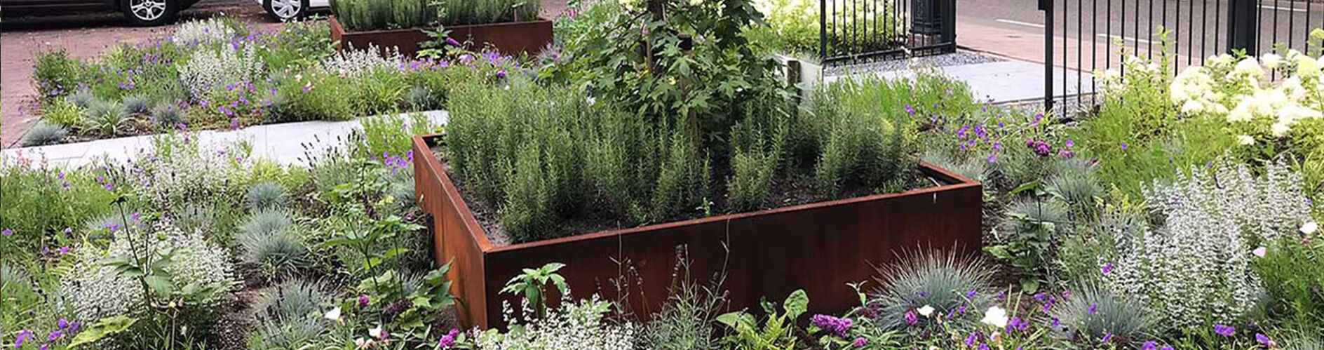 Starightcurve Rectangular Planeter Kits fortitude metal railings contemporary