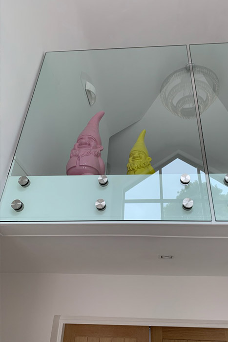 Staircase with Stand-Off Adaptors 4 Staircase with Stand-Off Adaptors 4